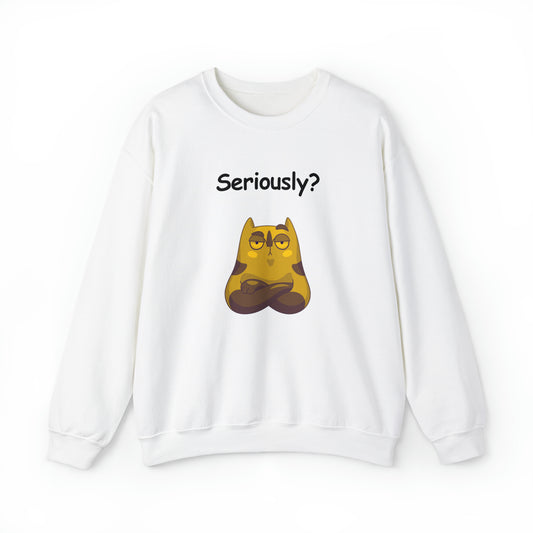 Unisex Seriously Emoji Crewneck Sweatshirt