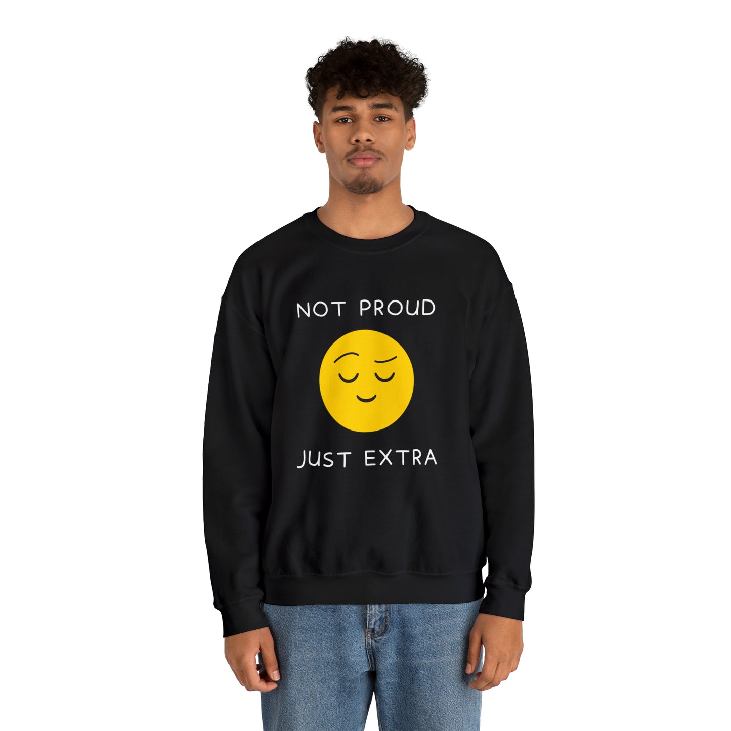Unisex Just Extra Emoji Crewneck Sweatshirt