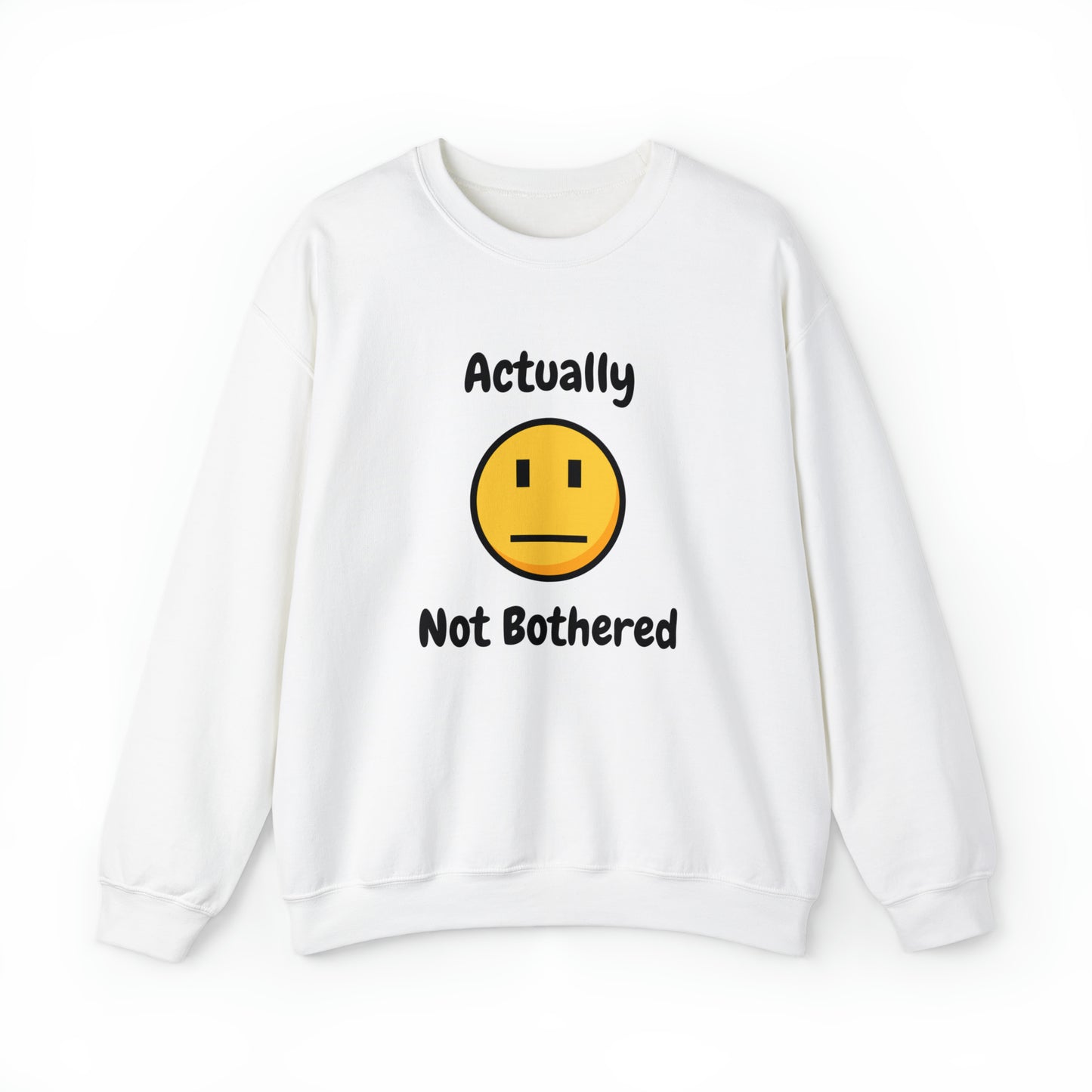 Unisex Unbothered Emoji Crewneck Sweatshirt